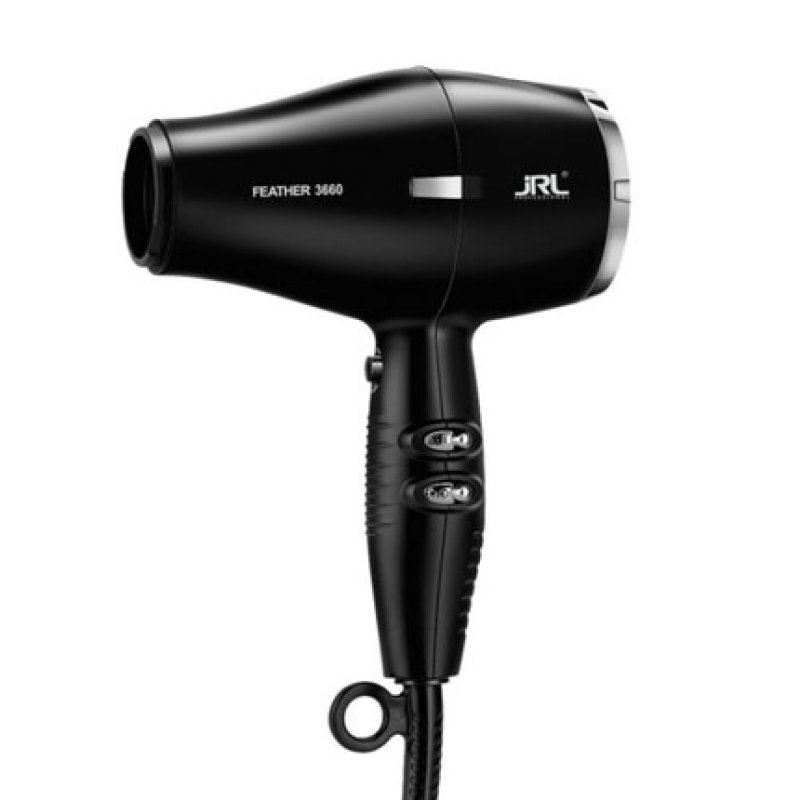 Professional JRL Feather 3660 Ultralight Hairdryer Black 1850W