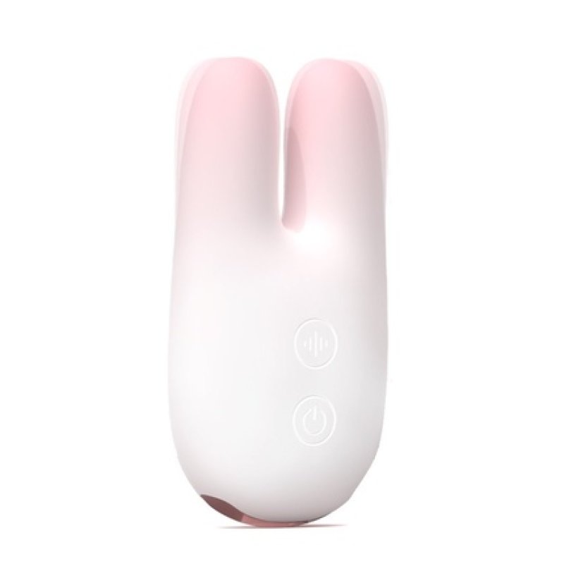 S-Hande Baby Rabbit Stimulating Vibrator - White Pink