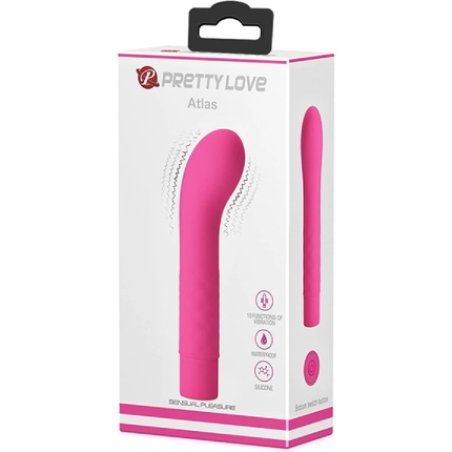 Pretty Love Atlas Mini Gspot Vibrator Deep Rose 110g