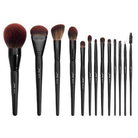 Makeup Lover Makeup Brush Collection Phantom Black 13 Piece Set