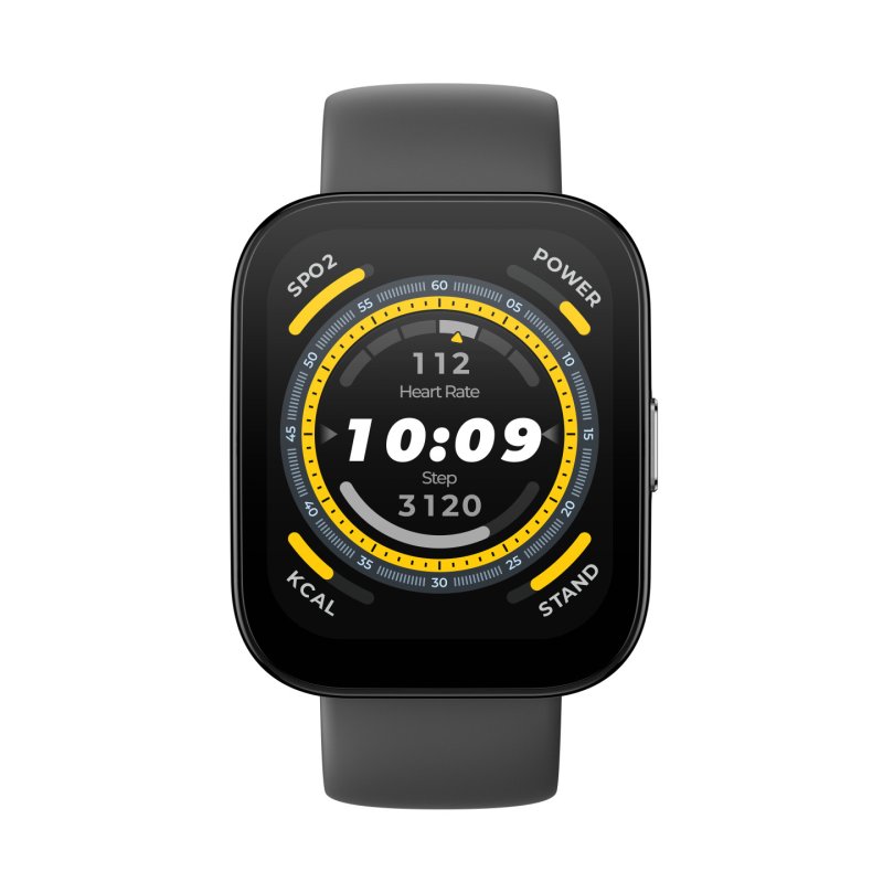 Amazfit Bip 5 4.85 cm (1.91") LCD 38 mm Digital 320 x 380 pixels Touchscreen Black GPS (satellite)