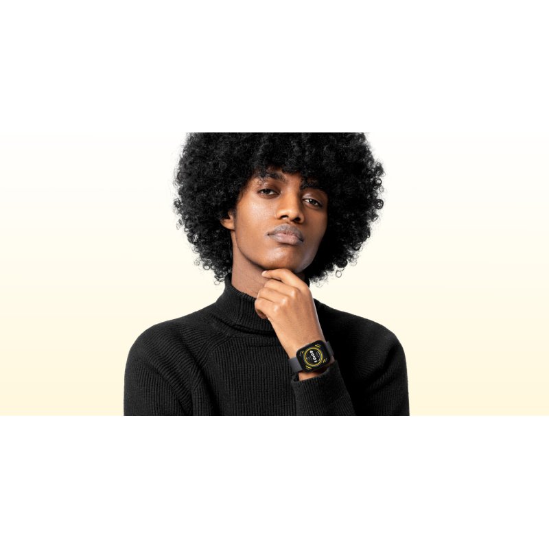 Amazfit Bip 5 4,85 cm (1.91") LCD 38 mm Numérique 320 x 380 pixels Écran tactile Noir GPS (satellite)