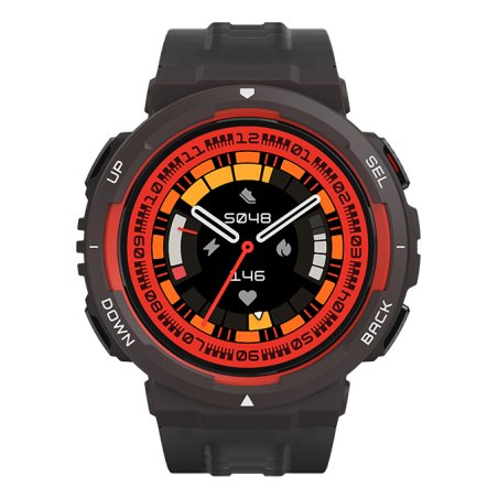 Amazfit Active Edge 3,35 cm (1.32") TFT 46.6 mm Numérique 360 x 360 pixels Écran tactile Noir GPS (satellite)