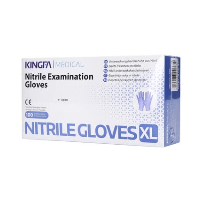 NITRILE GLOVES VIOLET 100PCS XL
