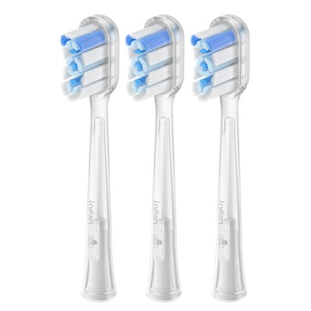 Laifen 30102-000025 toothbrush head 3 pc(s) Light Blue, Transparent