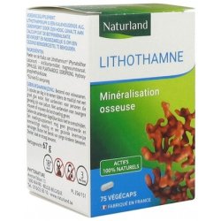 Naturland Lithothamnium Dietary Supplement 75 Vegecaps