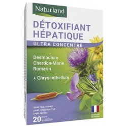 Naturland Hepatic Detoxifier 20 Drinking Ampoules 10ml