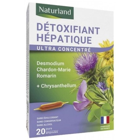 Naturland Hepatic Detoxifier 20 Drinking Ampoules 10ml