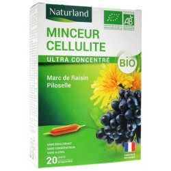 Naturland Organic Cellulite Slimming Drinkable Vials 10ml - Pack of 20