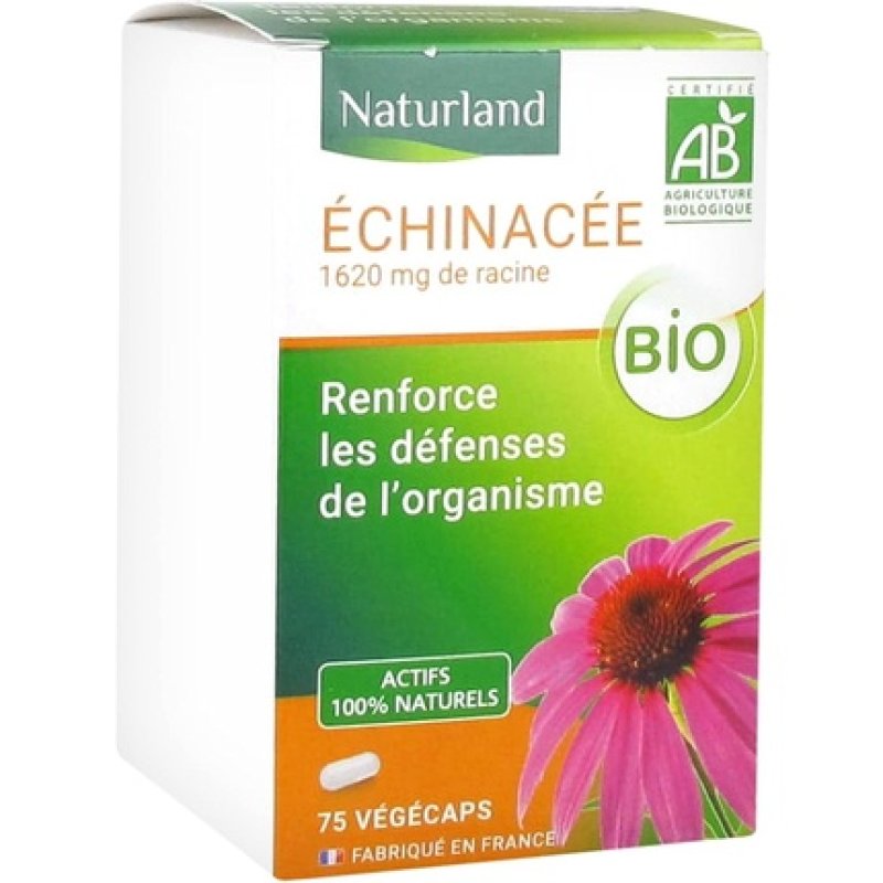 Naturland Organic Echinacea 75 Veggie Caps