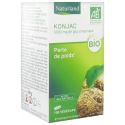 Naturland Konjac Organic Food Supplement 150 Vegecaps