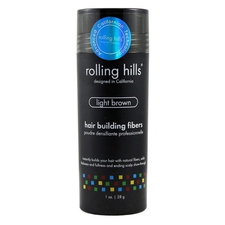 Rolling Hills Rolling Hair Building Fibers Light Brown
