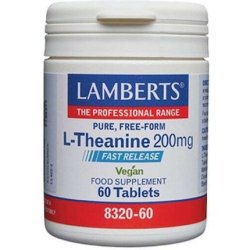 Lamberts L-Theanine Dietary Supplement 200mg 60 Tablets
