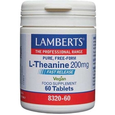 Lamberts L-Theanine Dietary Supplement 200mg 60 Tablets