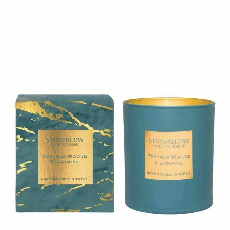 Stoneglow Duftkerze Papyrus Woods wax candle Round Apple, Bergamot, Jasmine, Pink pepper Green 1 pc(s)