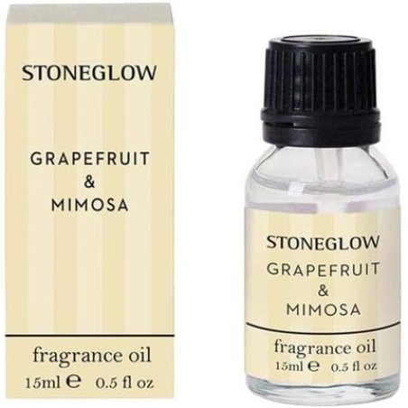 Stoneglow Modern Classics Collection Grapefruit & Mimosa 15ml Scented Fragrance Oil Yellow