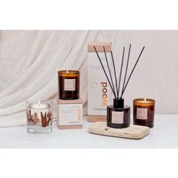 Stoneglow Elements Collection Wood Palo Santo & Amber Scented Candle 160 Grams