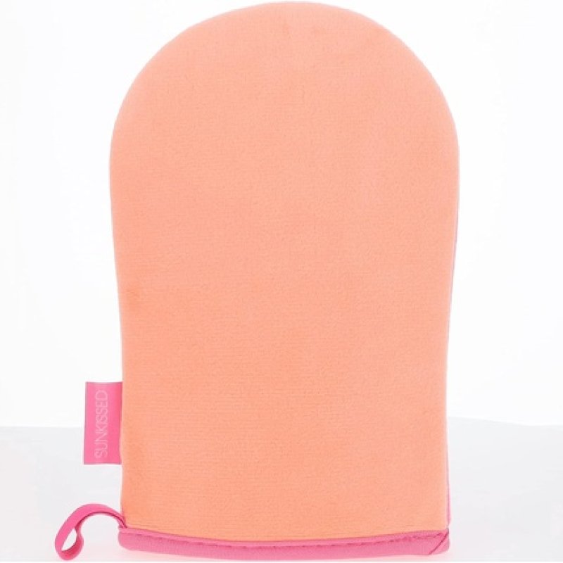 Sunkissed Double Sided Tanning Mitt Pink Peach