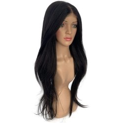 Sleek 28' Straight Synthetic Lace Front Wig 360 Lace Free Parting