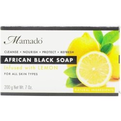 Mamado African Black Soap 200g - Lemon