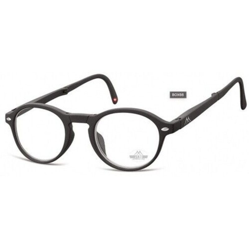 Montana Eyewear MR66 Folding Reading Glasses with Soft Case 1.00 to 3.50 dpt