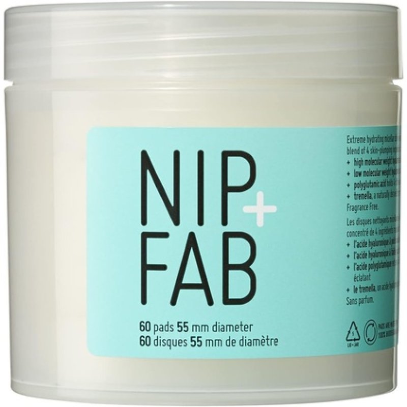 Nip Fab Hyaluronic Acid Fix Extreme 4 Micellar Cleansing Pads for Face