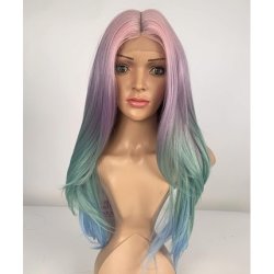 Sleek 28' Synthetic Lace Front Straight Wig 220g - Heat Resistant