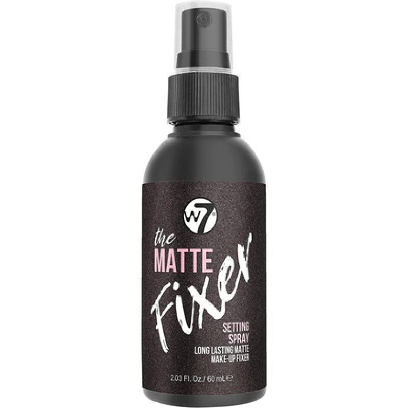 W7 The Fixer Makeup Setting Spray Matte Finish Long-Lasting Ultra-Fine Formula Cruelty Free and Vegan