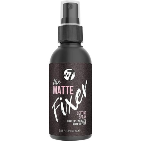 W7 The Fixer Makeup Setting Spray Matte Finish Long-Lasting Ultra-Fine Formula Cruelty Free and Vegan