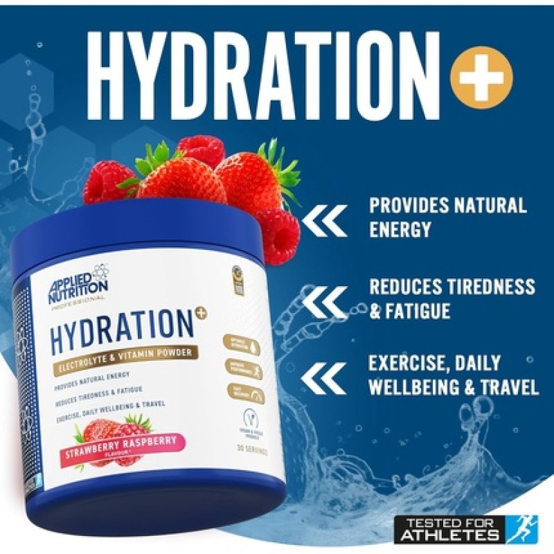 Applied Nutrition Hydration Electrolyte & Vitamin Powder Natural Energy