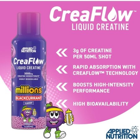 Applied Nutrition Creaflow Liquid 3000mg Creatine Per Serving