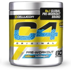C4 Original Pre Workout Powder Bubblegum 60 Servings