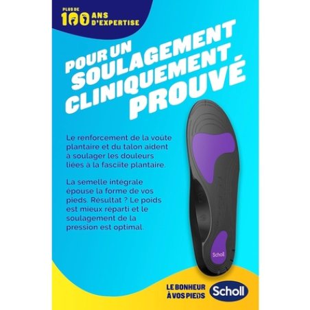 Scholl In-Balance Insole Pain Relief Plantar Fasciitis Medium