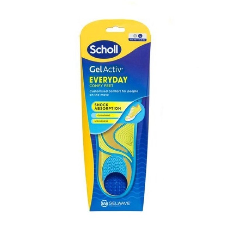 Scholl Gelactiv Everyday Shoe Inserts Insole 1 Pair