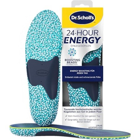 Scholl 24 Hour Energy Shoe Insoles - 1 Pair