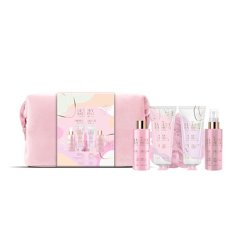 Body Care Gift Set in Cosmetic Pouch Pomeranč & Ylang Ylang 5 pcs