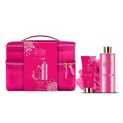 Grace Cole Body Care Gift Set In A Cosmetic Bag Vanilla Almond - 3 Pieces