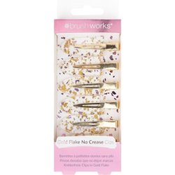 Brushworks Gold Flake No Crease Clips