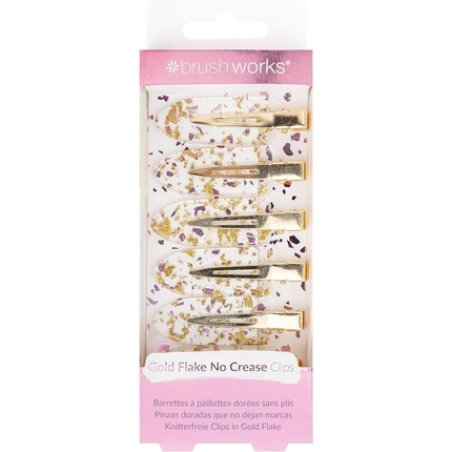 Brushworks Gold Flake No Crease Clips