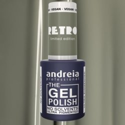 Andreia Professional The Gel Polish Solvent Free Gel Retro Limited Collection Colour RT5 Subtle Light Grayish Green