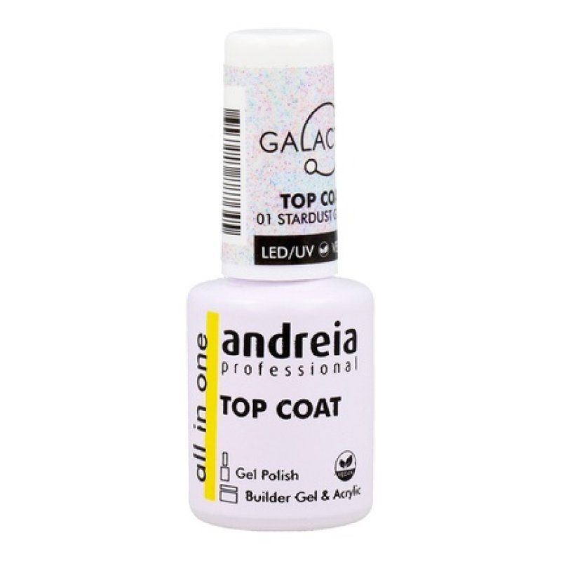 Andreia Top Coat Galactic Color 01 Stardust Glitter 105ml