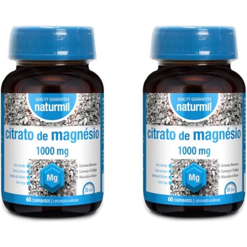 Naturmil Magnesium Citrate 1000mg 60 Tablets