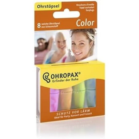 Ohropax Color Foam Earplugs 8 Pieces