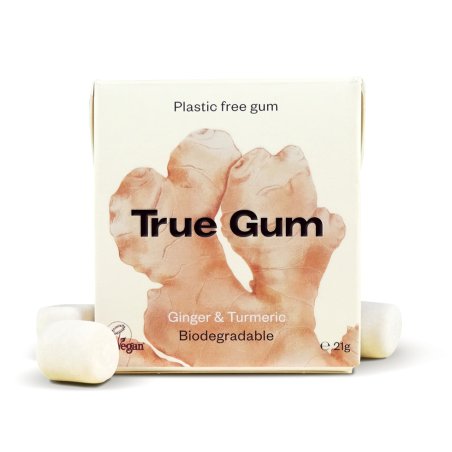 True Gum Chewing-gum au Gingembre et curcuma