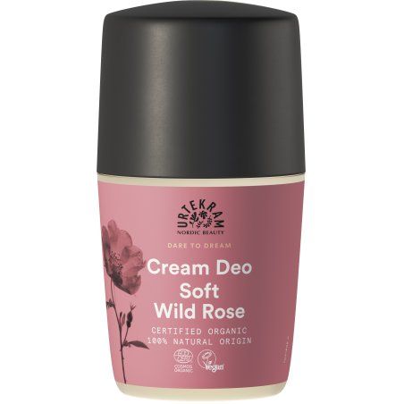 Urtekram Cream Deo Soft Wild Rose 50ml Vegan Organic