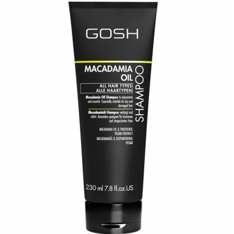 Gosh Hair Shampoo Macadamia Oil for All Hair Types 230ml