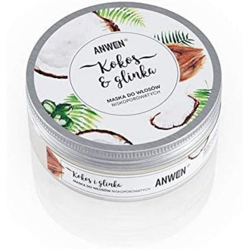 ANWEN Coconut & Clay Mask for Low Porosity Hair 200ml