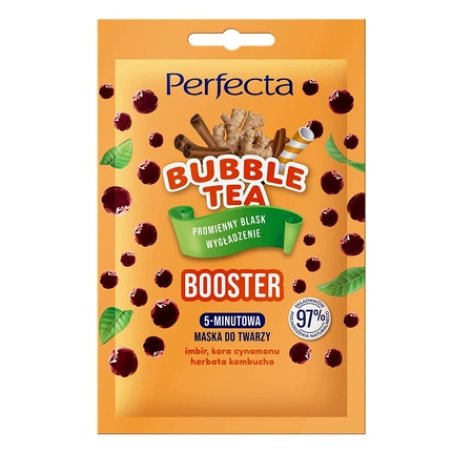 Perfecta Bubble Tea BOOSTER 5 Minute Face Mask