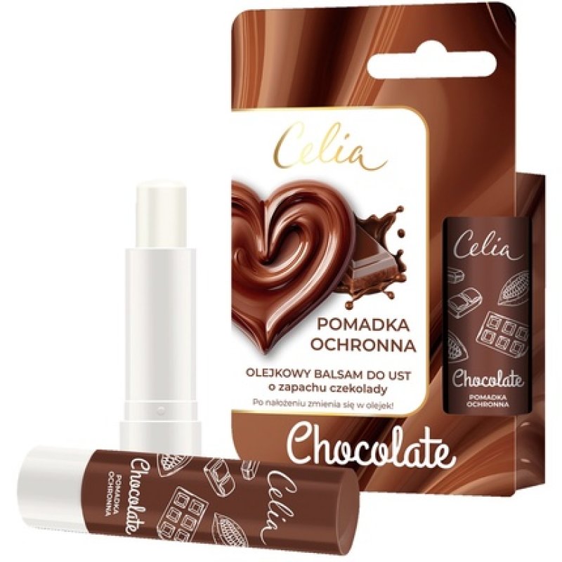 Celia Protective Lip Balm Oil Chocolate 4g