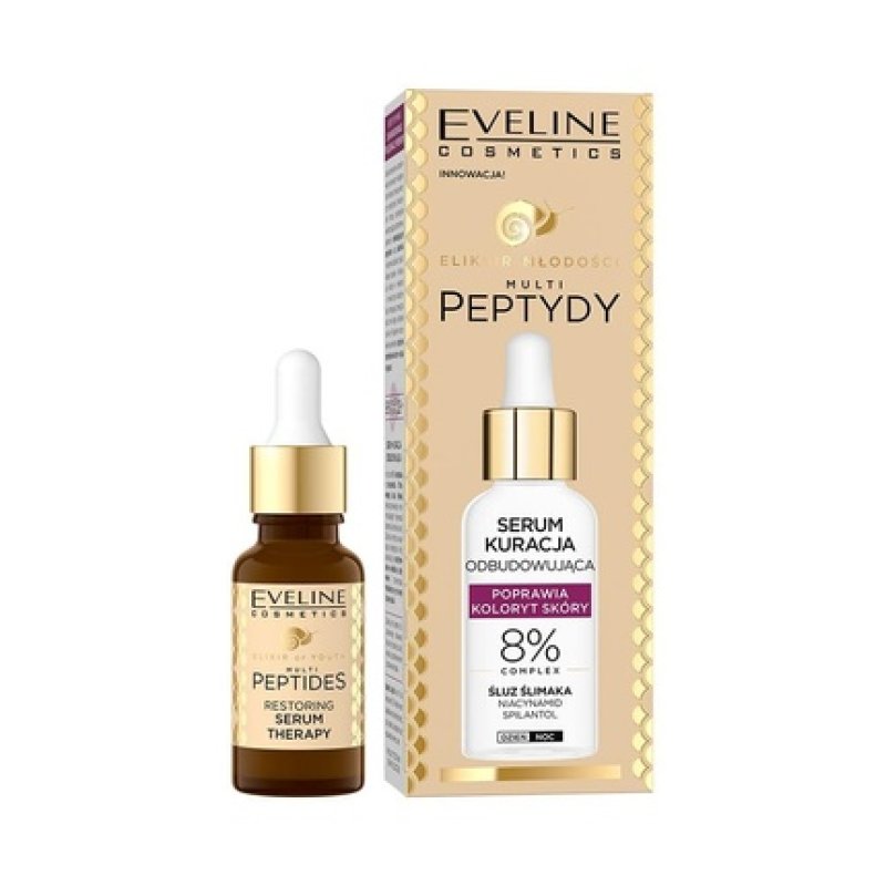 Eveline Cosmetics Elixir of Youth Peptide Serum Reconstruction Treatment 18ml